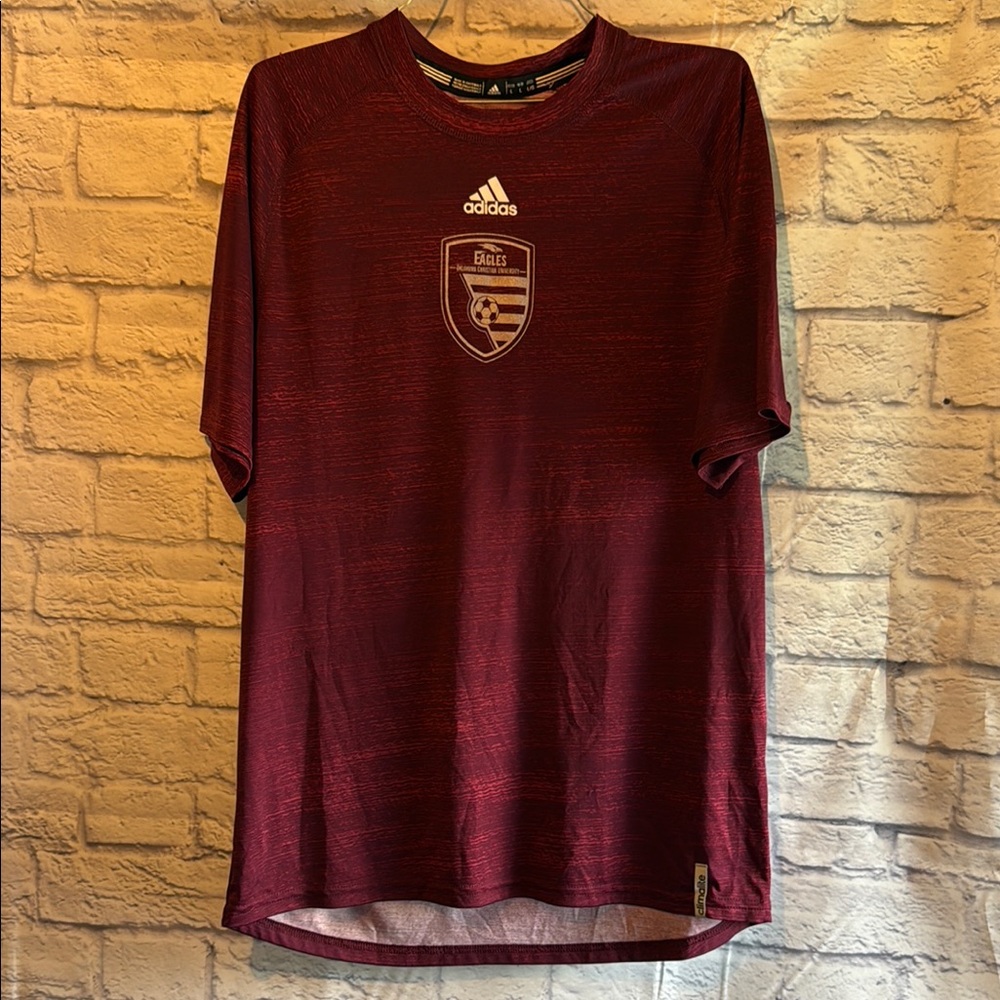 Adidas Red Performance Jersey Size Large University